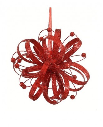 Ornament Starburst, rosu, 18 cm - SIMONA'S COOKSHOP